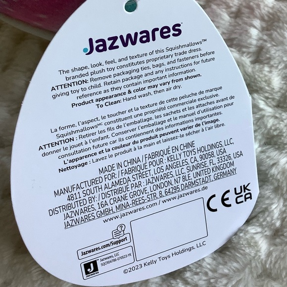 Squishmallows Plush Pegasus Faisah Stuffed Animal Ornament Toy with Tags - Picture 10 of 13